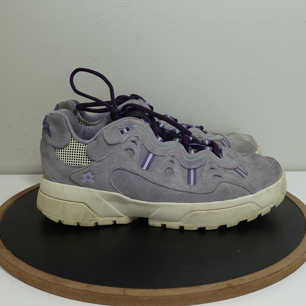 Converse Sneakers Women‎ Size 11.5 Lavender Suede Golf Le Fleur Gianno Low Top